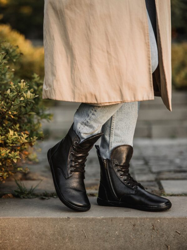 Botki Airi czarny groch