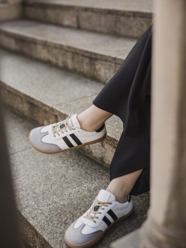 Półbuty barefoot damskie  Callie – szary nubuk | Apavo Barefoot