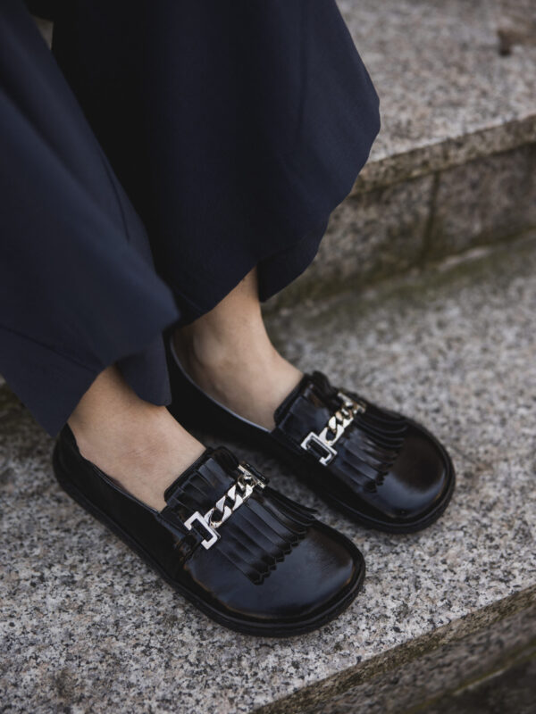 Półbuty barefoot damskie Sofia – czarny | Apavo Barefoot