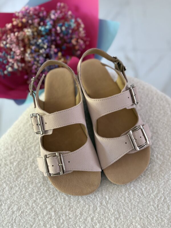 Sandały barefoot damskie Camille – pastelowy róż | APAVO Barefoot