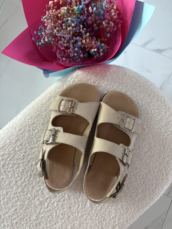 Sandały barefoot damskie Camille – kremowy beż | APAVO Barefoot