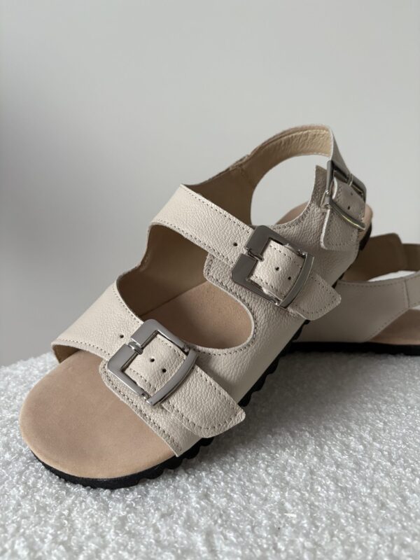 Sandały barefoot damskie Camille – kremowy beż | APAVO Barefoot