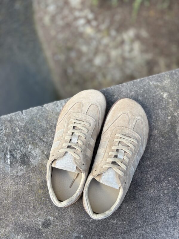 Remi beżowy welur/złoty