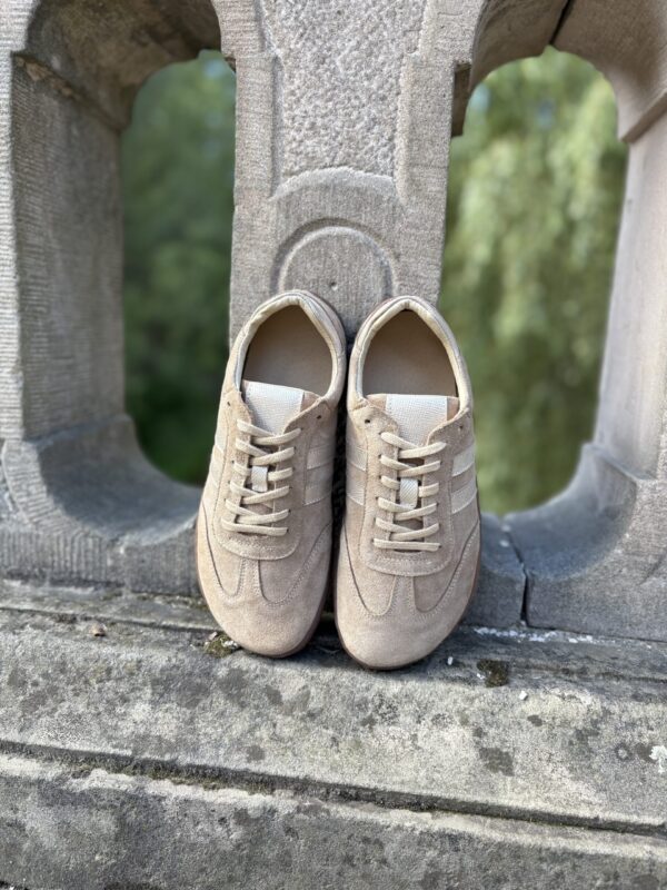 Remi beżowy welur/złoty