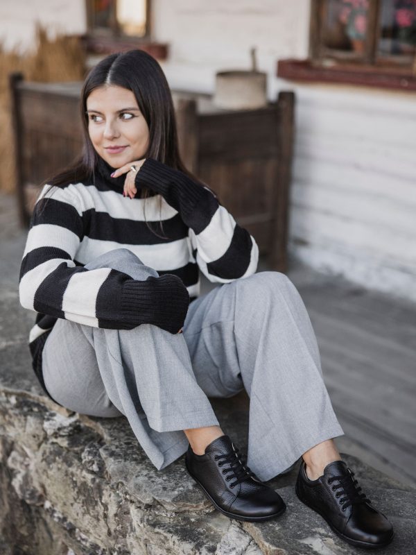 Półbuty barefoot damskie Zoe – Czarny | Apavo Komfort
